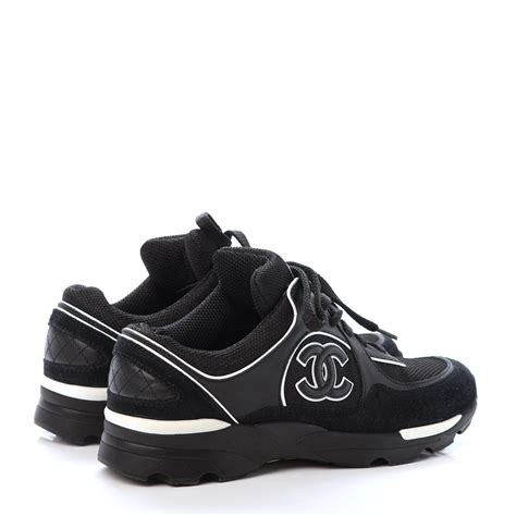 chanel shoes sneakers black|Chanel sneakers clearance.